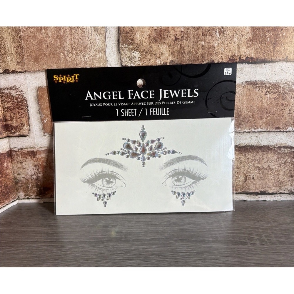 New Spirit of Halloween Angel Face Jewels 1 Sheet